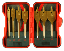 Бургија за дрво 1/4" hex 7 бр/сет