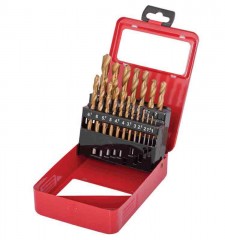 Burghiu HSS Titanium Plated 19Pcs/Set