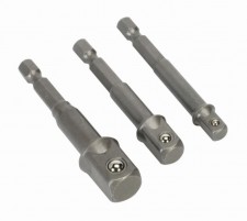 Set adaptor 3 piese HEX-PATRAT