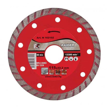 Disc diamantat segmentat TURBO