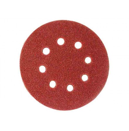 Sanding discs ø125mm K120 with 8 holes 10pcs