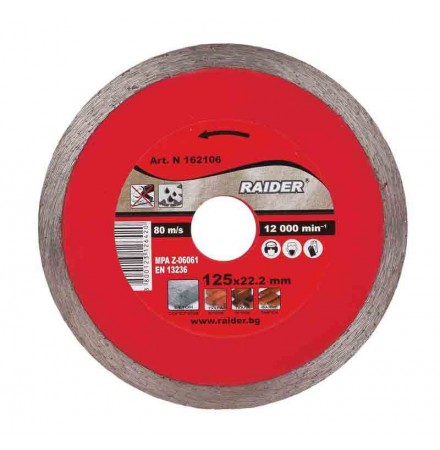 Disc diamantat segmentat WET